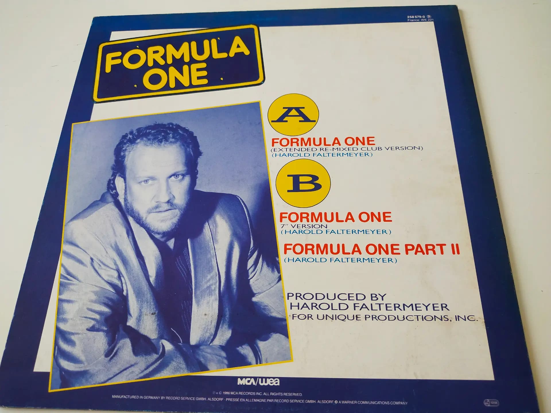 Główne zdjęcie - Harold Faltermeyer - Formula One
