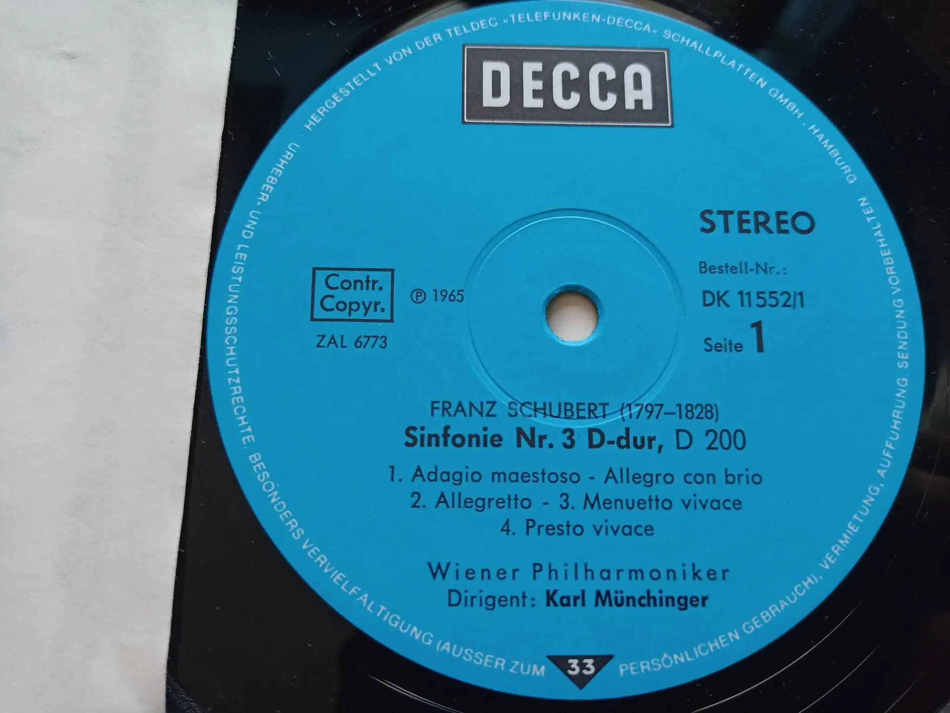 Główne zdjęcie - F Schubert, K. Münchinger, Wiener Philharmoniker - Symphonien Nr. 3 D dur. Nr. 4 C moll "Tragische"Nr. 5 B dur. Nr. 6 C dur