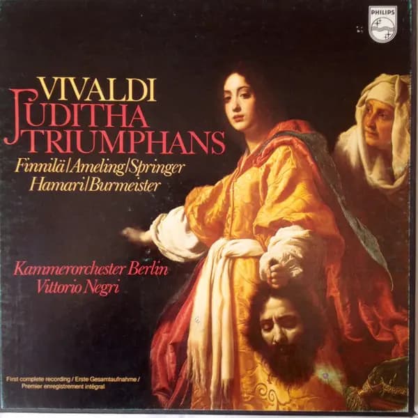 Główne zdjęcie - Vivaldi, Negri - Juditha Triumphans