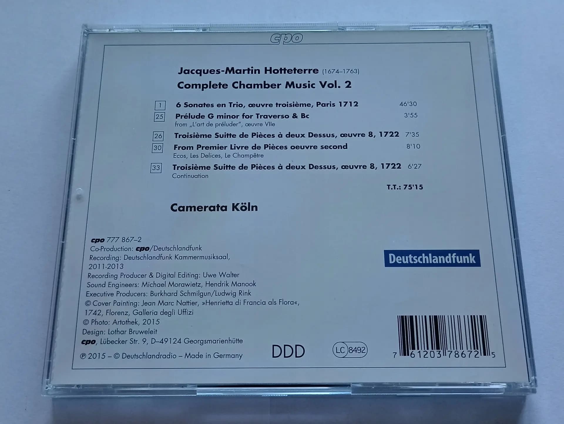 Główne zdjęcie - Martin Hotteterre - Complete Chamber Music, Vol. 2