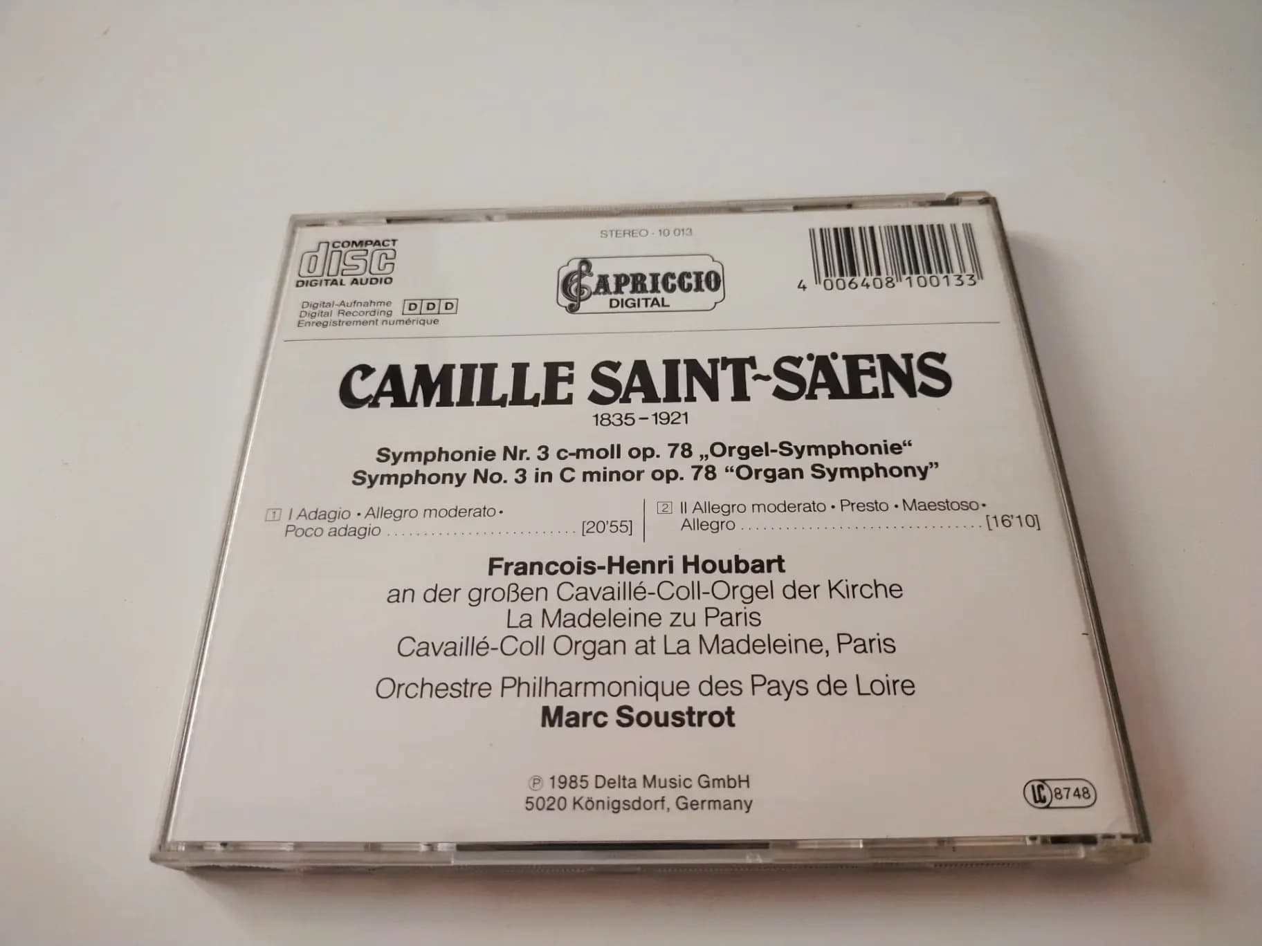 Główne zdjęcie - Saint-Saëns, Houbart, Soustrot - Symphony No.3 'Organ' - Orgel-Sinfonie