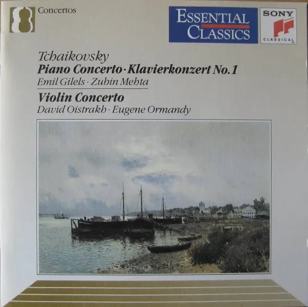 Okładka płyty Tchaikovsky, Gilels, Mehta - Klavierkonzert No. 1 / Violin Concerto