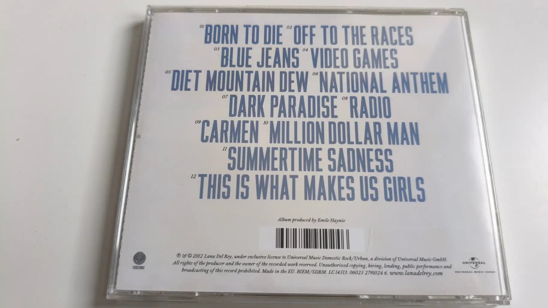 Główne zdjęcie - Lana Del Rey - Born To Die