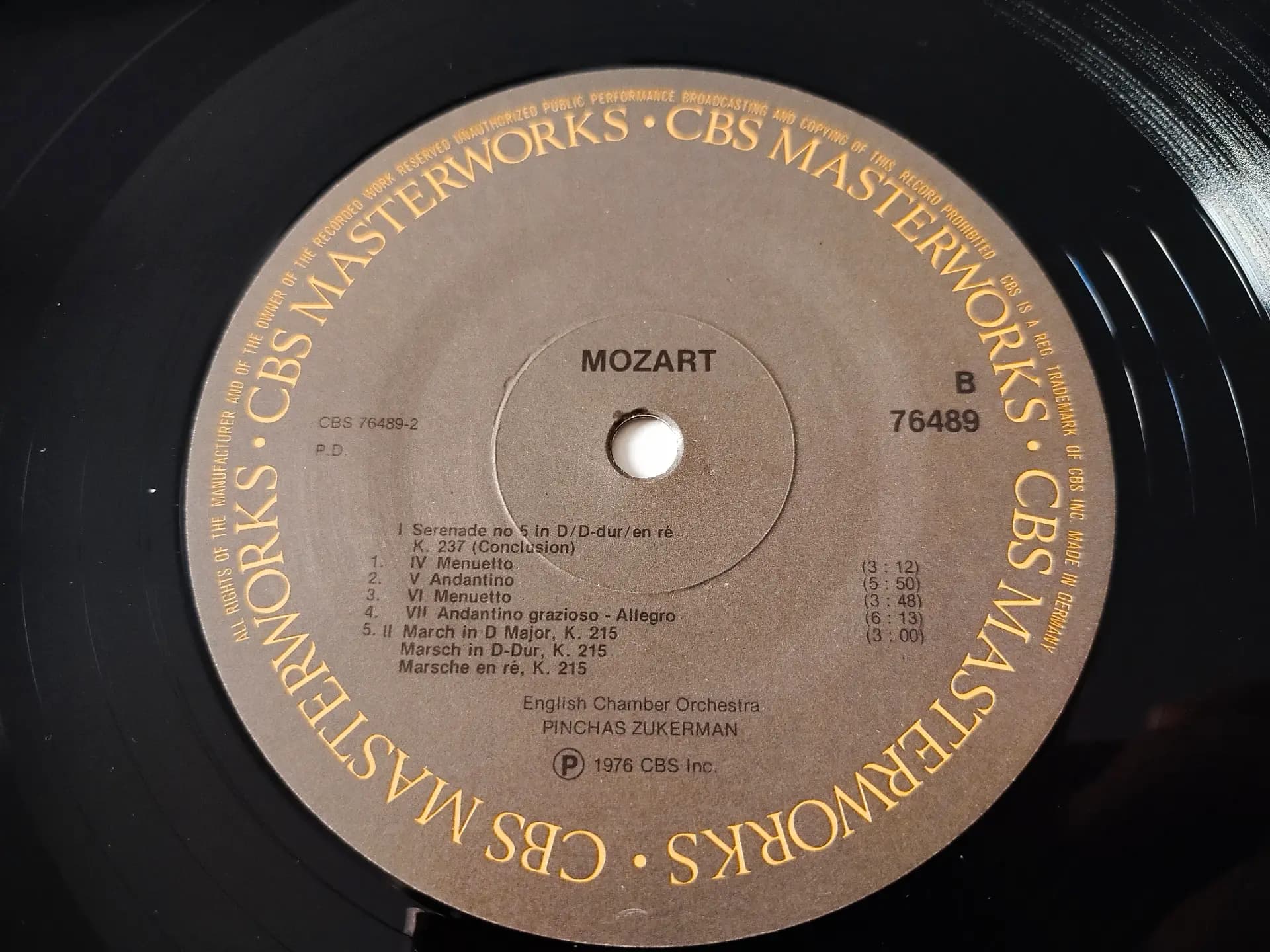 Główne zdjęcie - Mozart, Zukerman - 2 Marches : K.237 & K.215 - Serenade