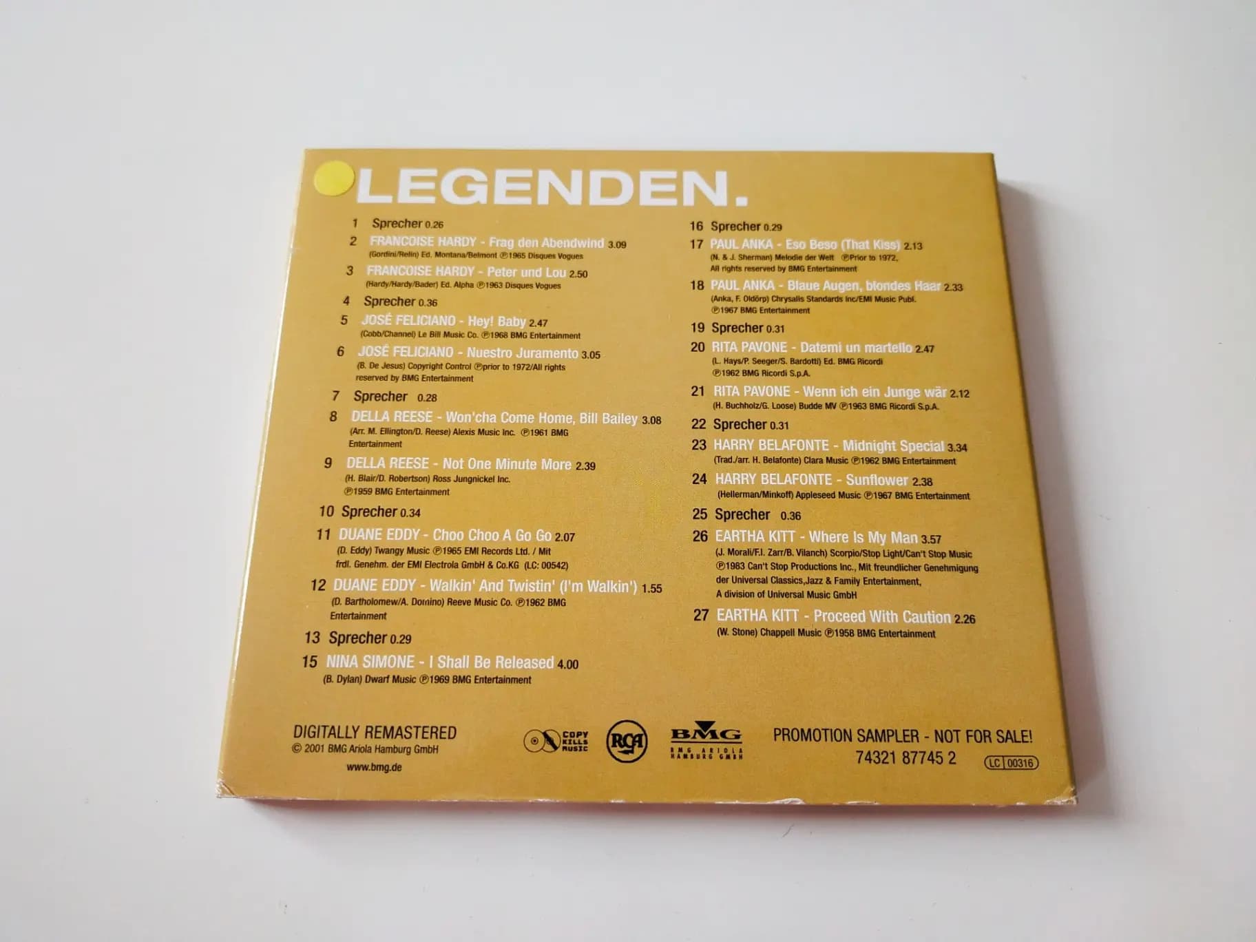 Główne zdjęcie - Various - Legenden: Raritaten, Hits & Classics
