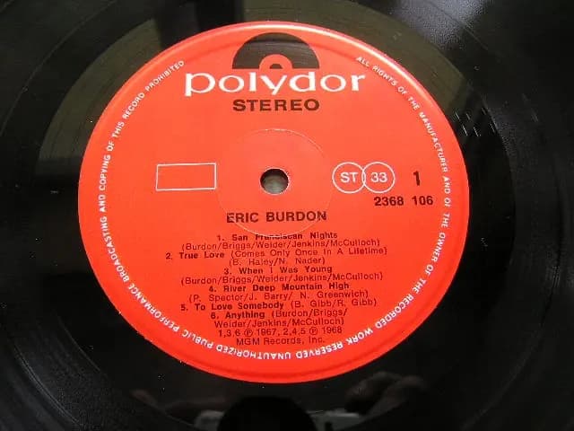 Główne zdjęcie - Eric Burdon - San Franciscan Nights - Eric Burdon - San Franciscan Nights