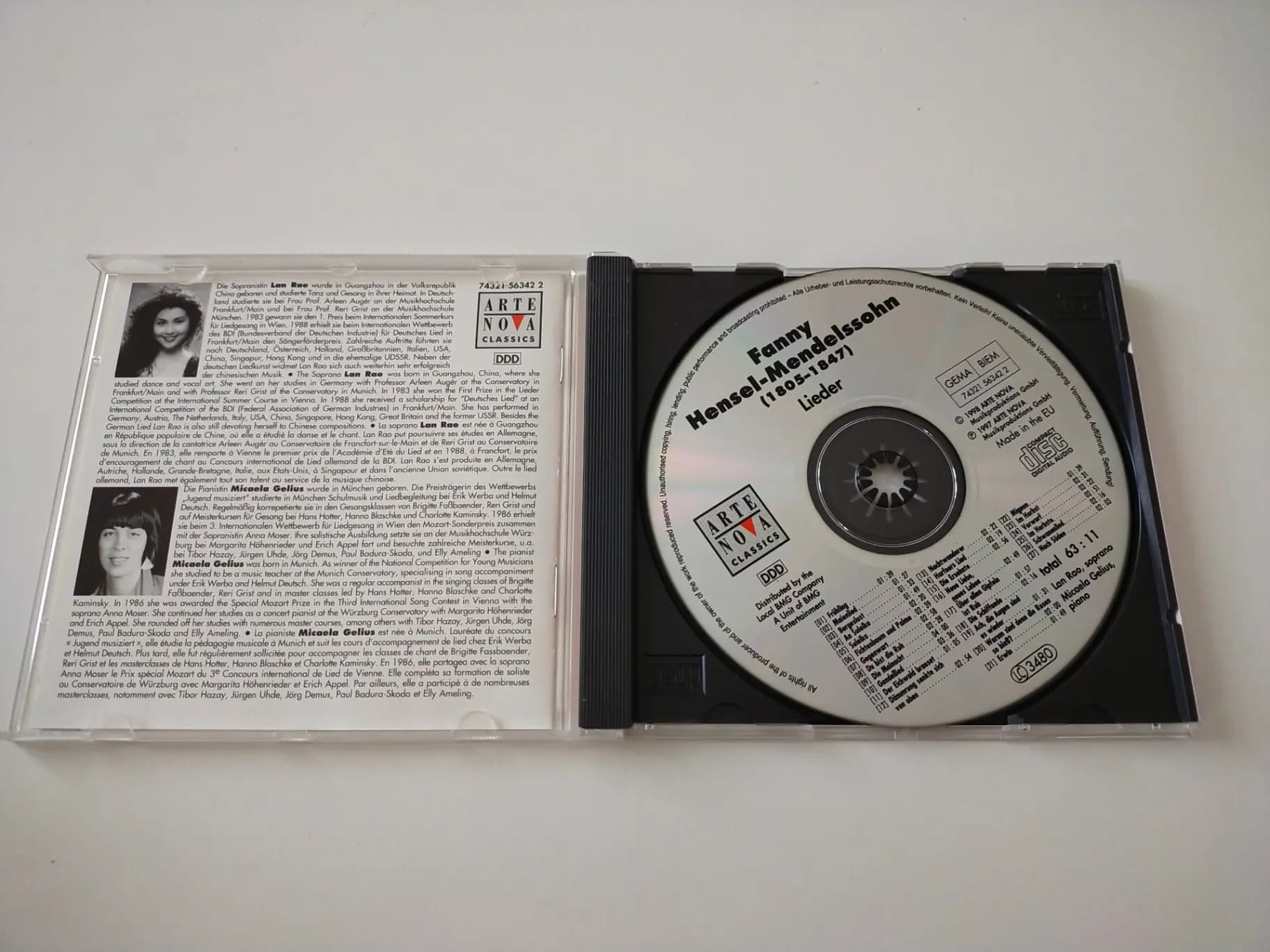 Główne zdjęcie - Hensel, Rao, Gelius - Lieder