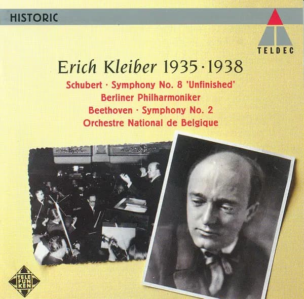 Okładka płyty Kleiber, Schubert, Beethoven - 1935 - 1938