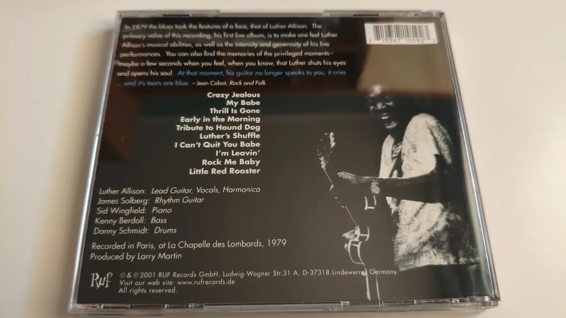 Główne zdjęcie - Luther Allison - Live In Paris