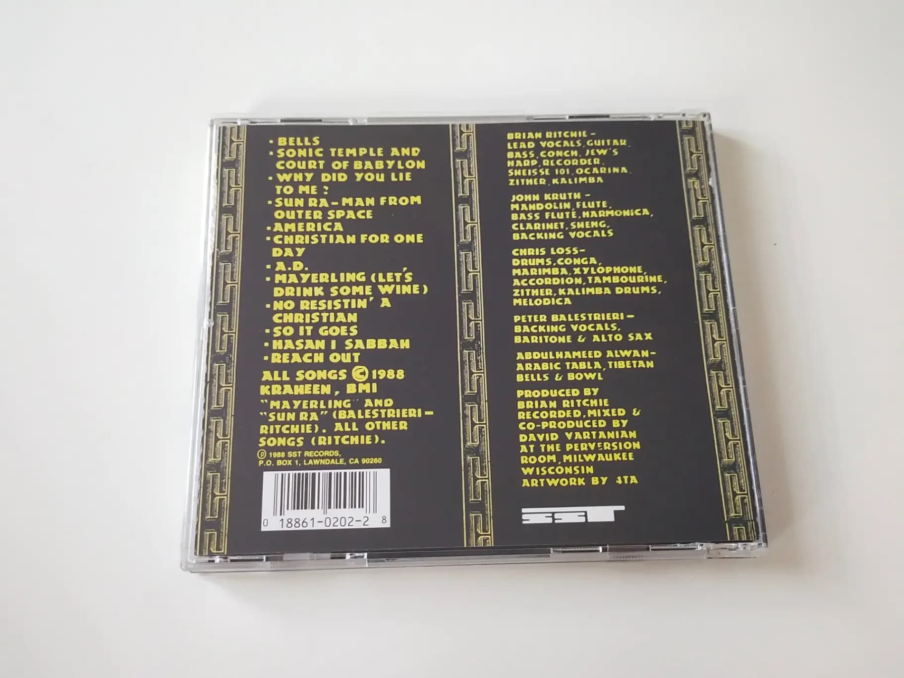 Główne zdjęcie - Brian Ritchie - Sonic Temple & Court Of Babylon