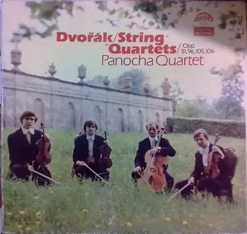 Okładka płyty Dvořák, Quartet - Smycove kvartety (Opp. 51, 96, 105, 106)