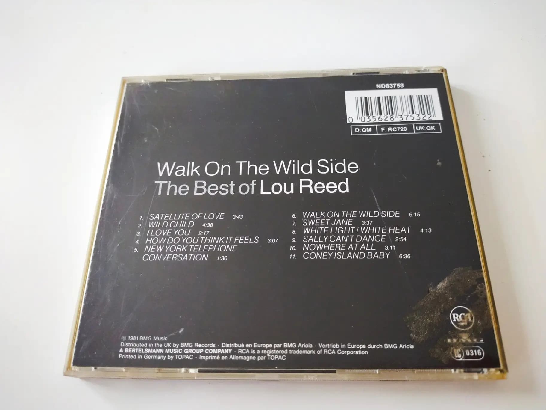 Główne zdjęcie - Lou Reed - Walk On The Wild Side - The Best Of Lou Reed