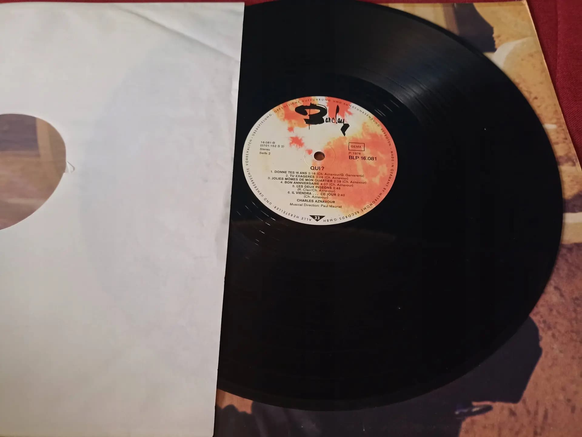 Główne zdjęcie - Charles Aznavour - Qui? - (Volume 4)