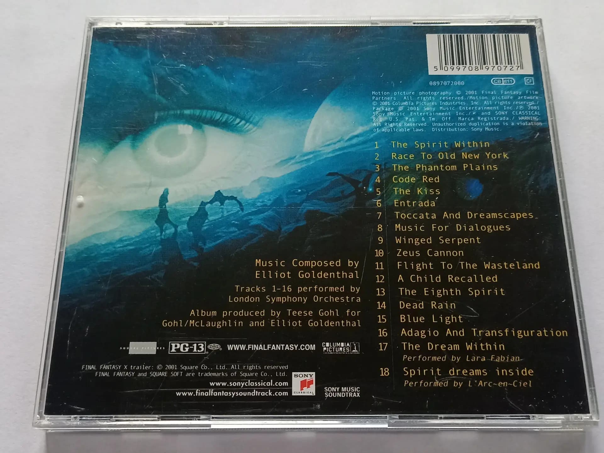 Główne zdjęcie - Elliot Goldenthal - FINAL FANTASY THE SPIRITS WITHIN