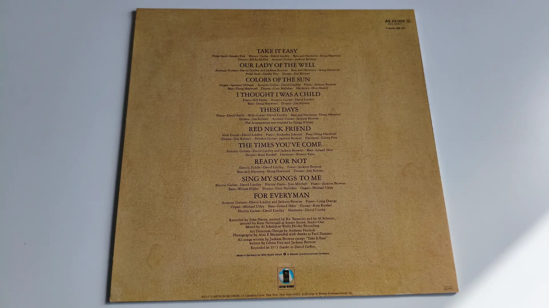 Główne zdjęcie - Jackson Browne - For Everyman