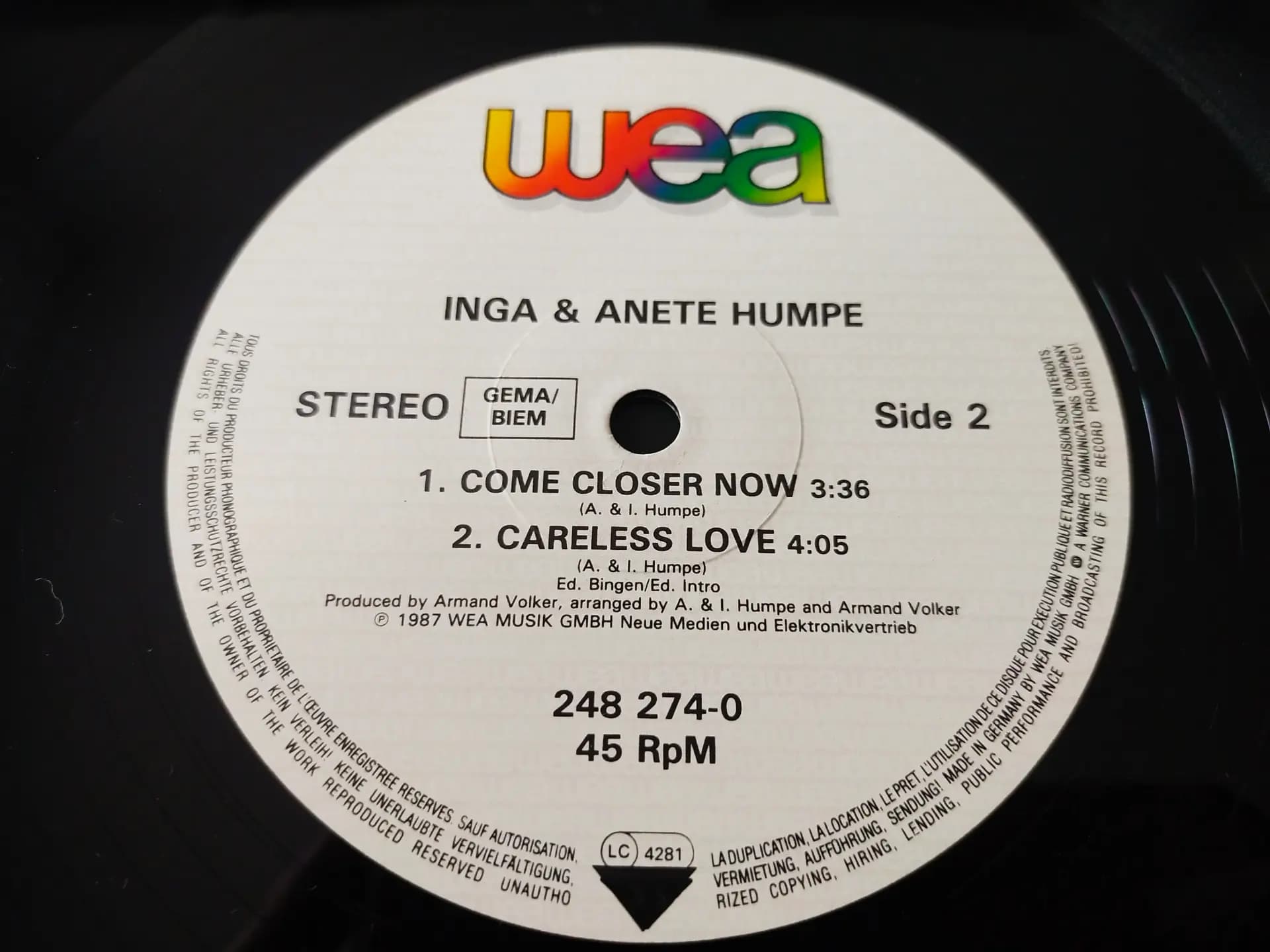 Główne zdjęcie - Humpe Humpe - Careless Love (Extended Version)
