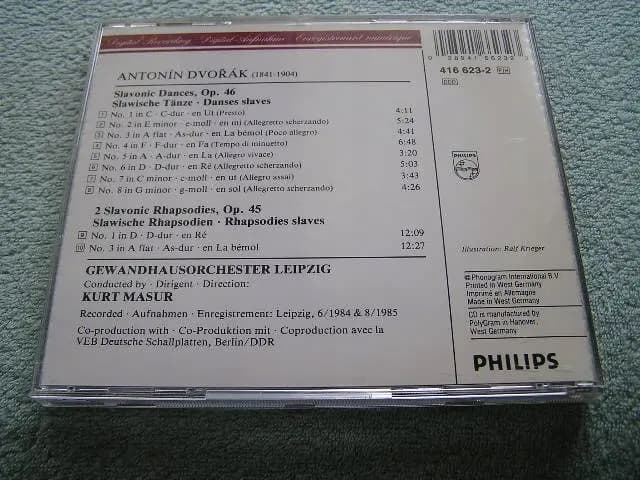 Główne zdjęcie - Gewandhausorchester Leipzig, Kurt Masur - Slavonic Dances Op. 46 / Slawische Tänze - Danses Slaves