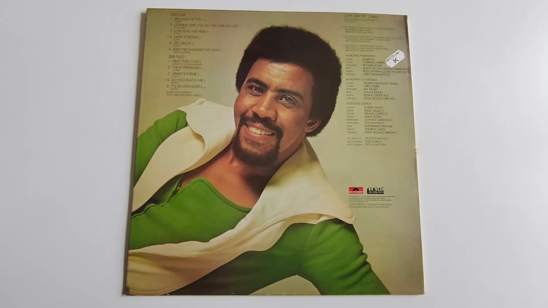 Główne zdjęcie - Jimmy Ruffin - Love Is All We Need