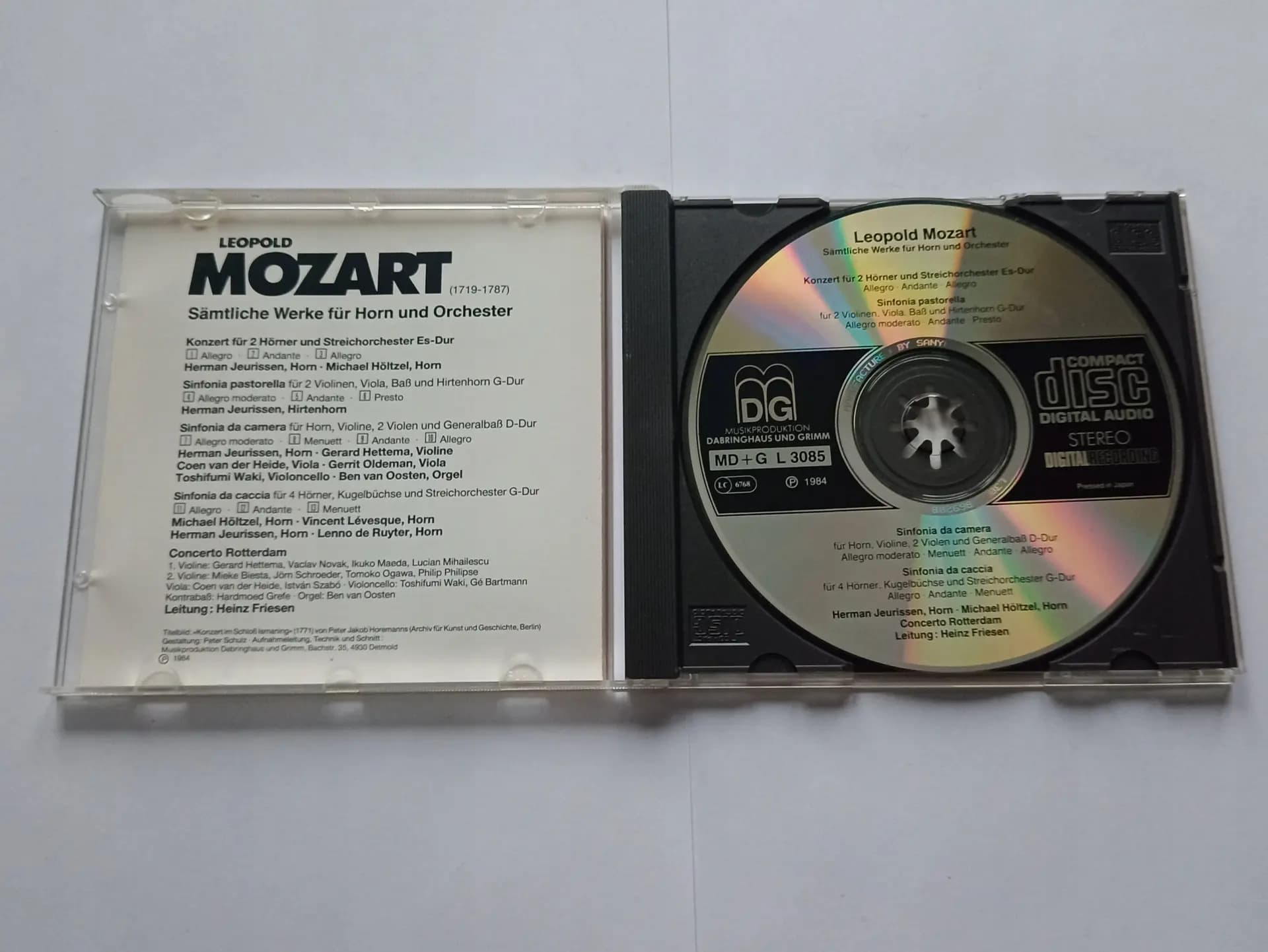 Główne zdjęcie - Leopold Mozart - Smtliche Werke Fr Horn Und Orchester