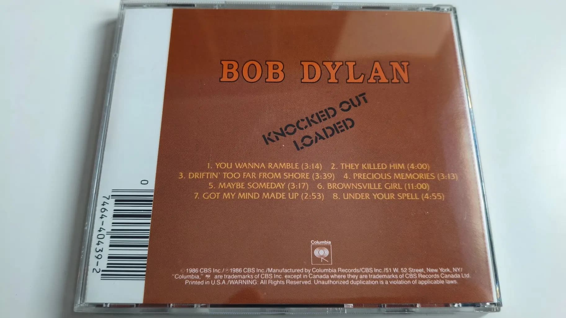 Główne zdjęcie - Bob Dylan - Knocked Out Loaded