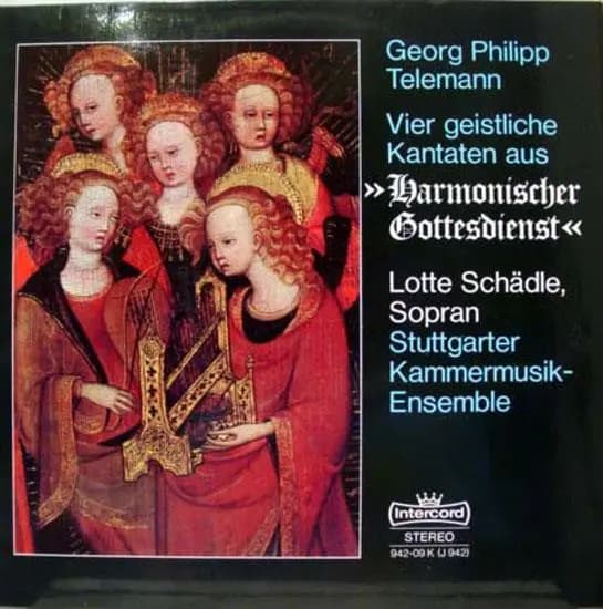 Główne zdjęcie - Telemann, Schädle - Vier Geistliche Kantaten Aus Harmonischer Gottesdienst