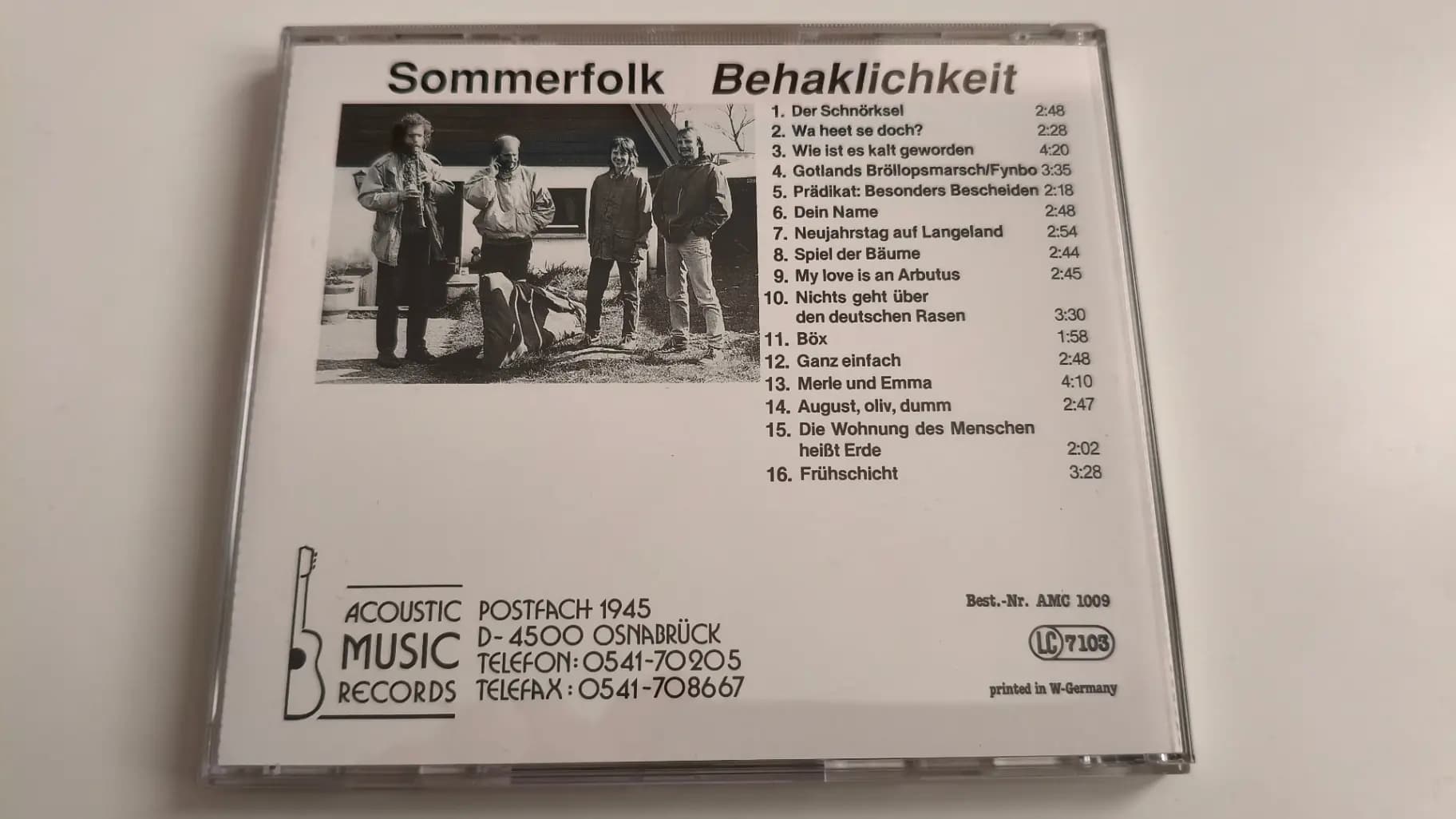 Główne zdjęcie - Sommerfolk - Behaklichkeit