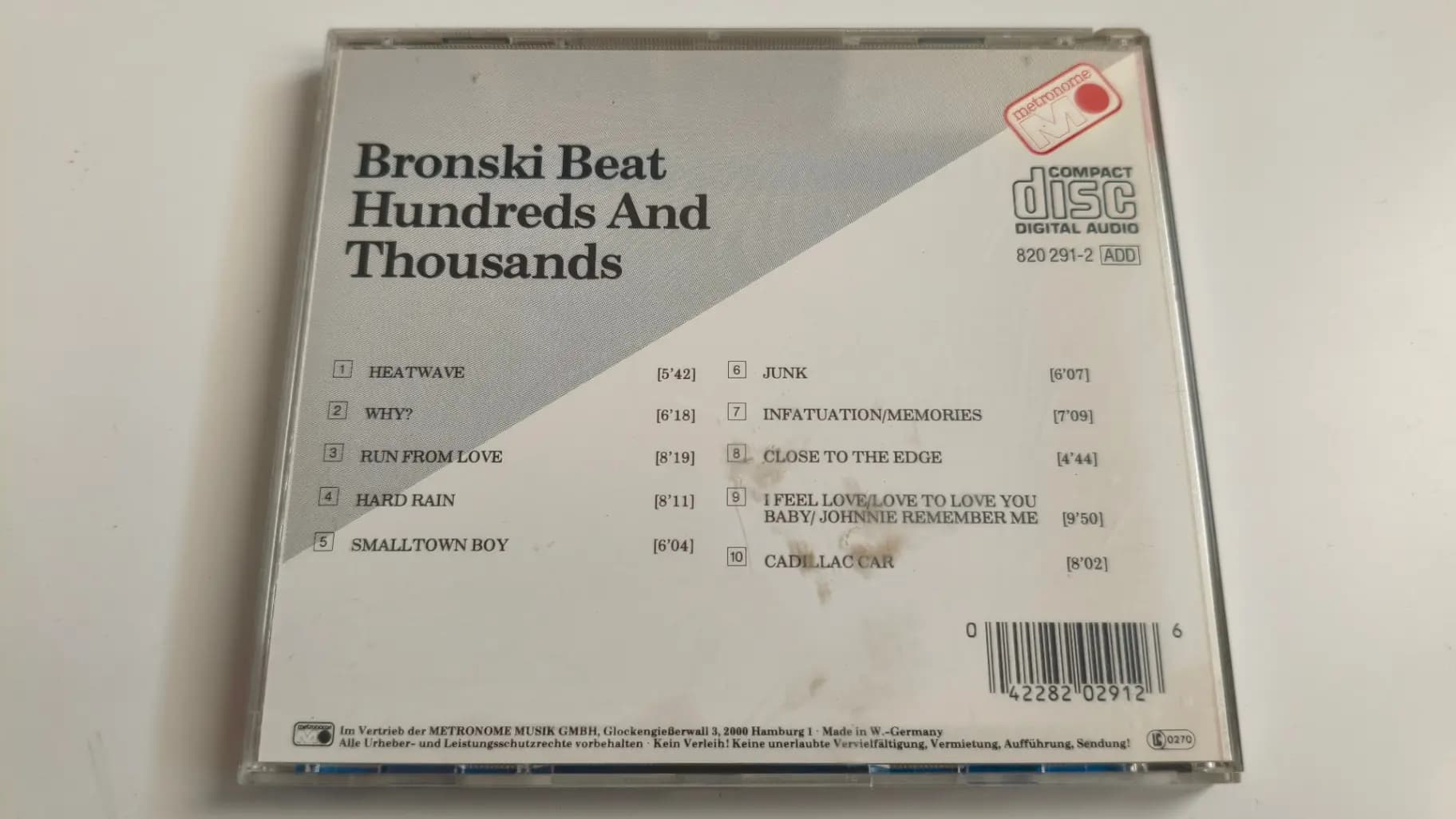Główne zdjęcie - Bronski Beat - Hundreds & Thousands