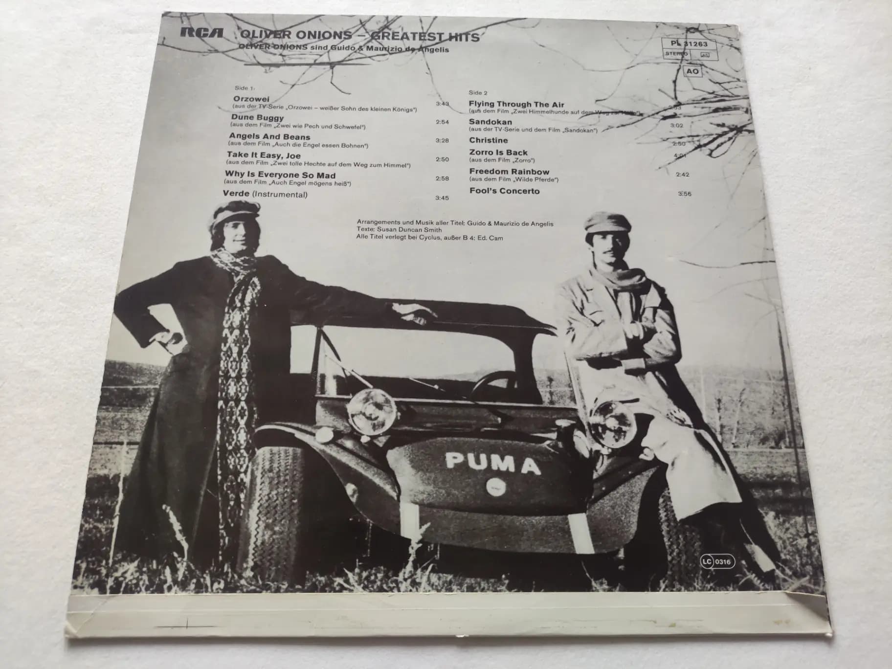 Główne zdjęcie - Oliver Onions - Greatest Hits