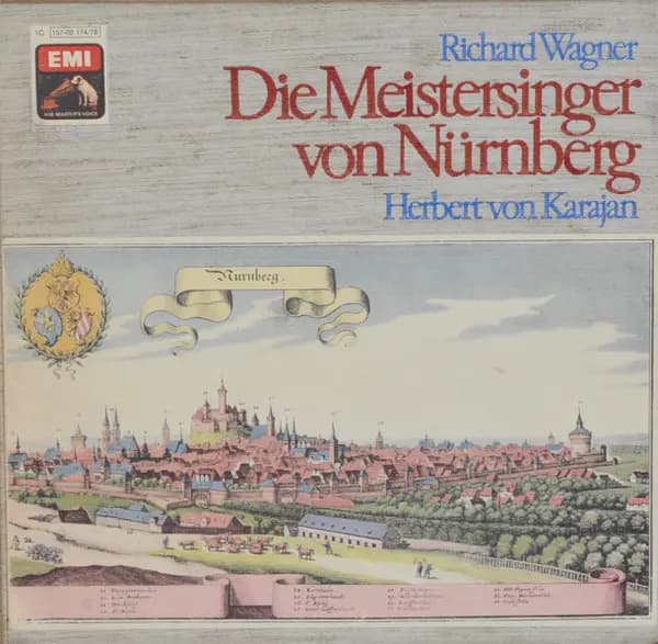 Okładka płyty Richard Wagner, Herbert Von Karajan, Staatskapelle Dresden - Die Meistersinger Von Nürnberg 