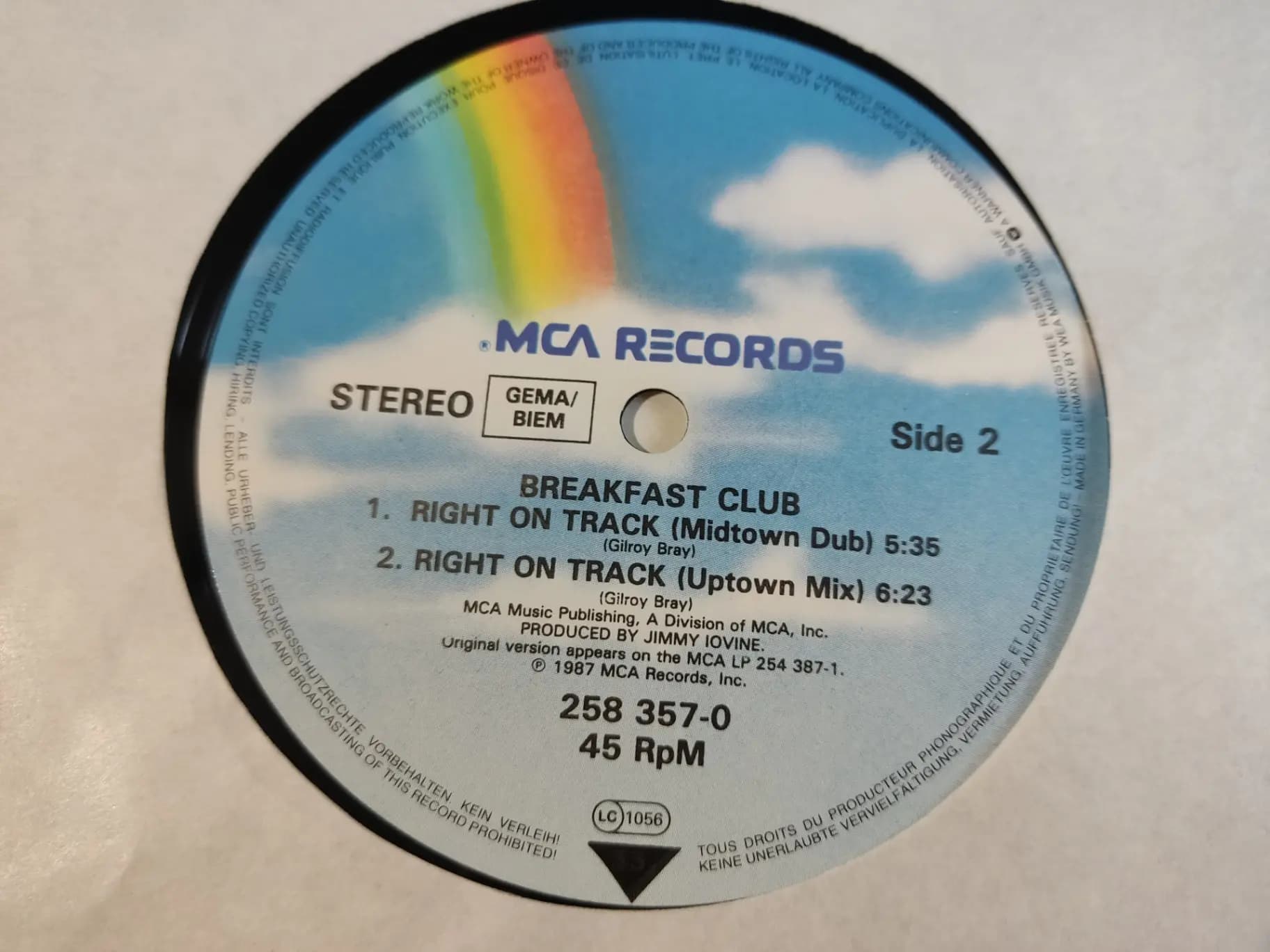 Główne zdjęcie - Breakfast Club - Right On Track