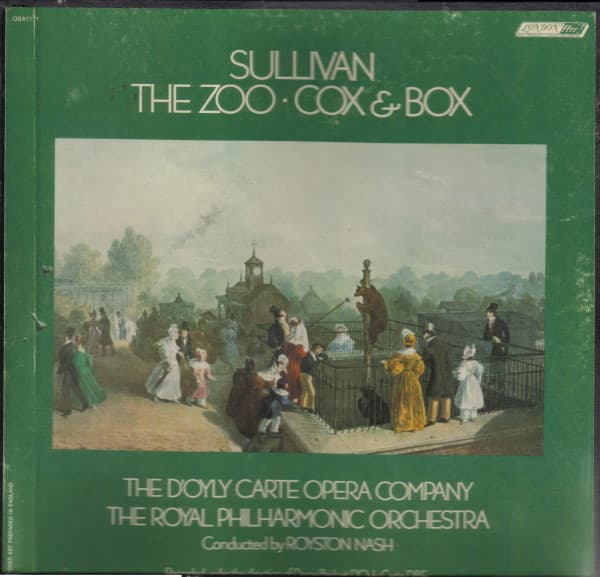 Okładka płyty Sir Arthur Sullivan - The Zoo - Cox & Box