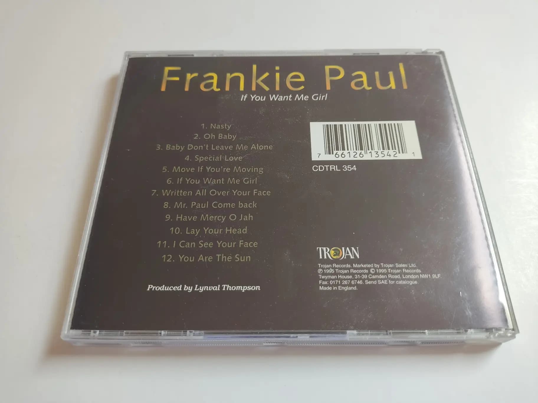 Główne zdjęcie - Frankie Paul - If You Want Me Girl