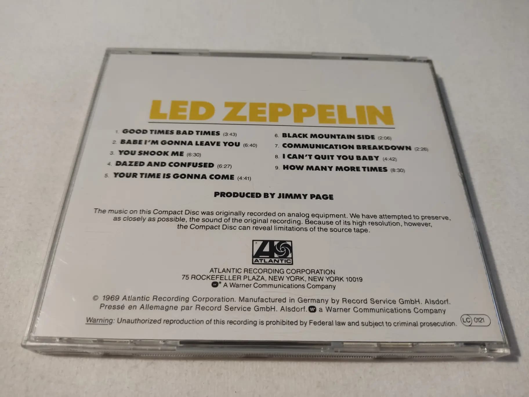 Główne zdjęcie - Led Zeppelin - Led Zeppelin