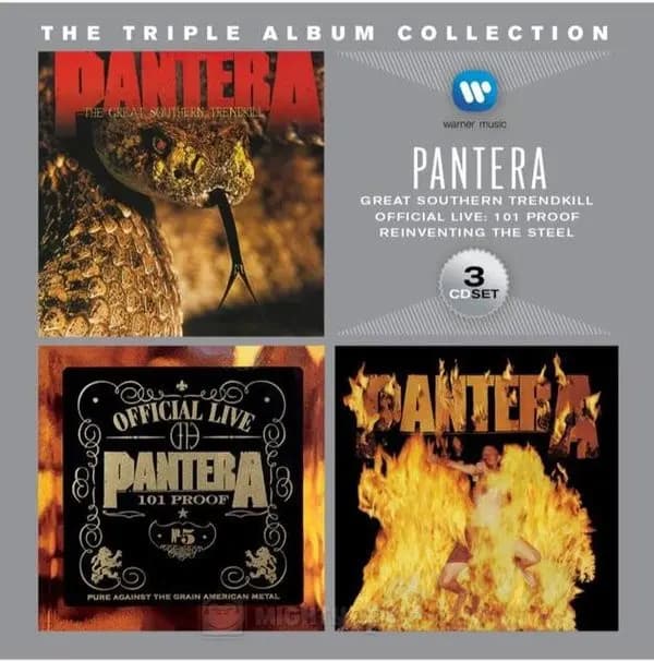 Okładka płyty Pantera - The Triple Album Collection