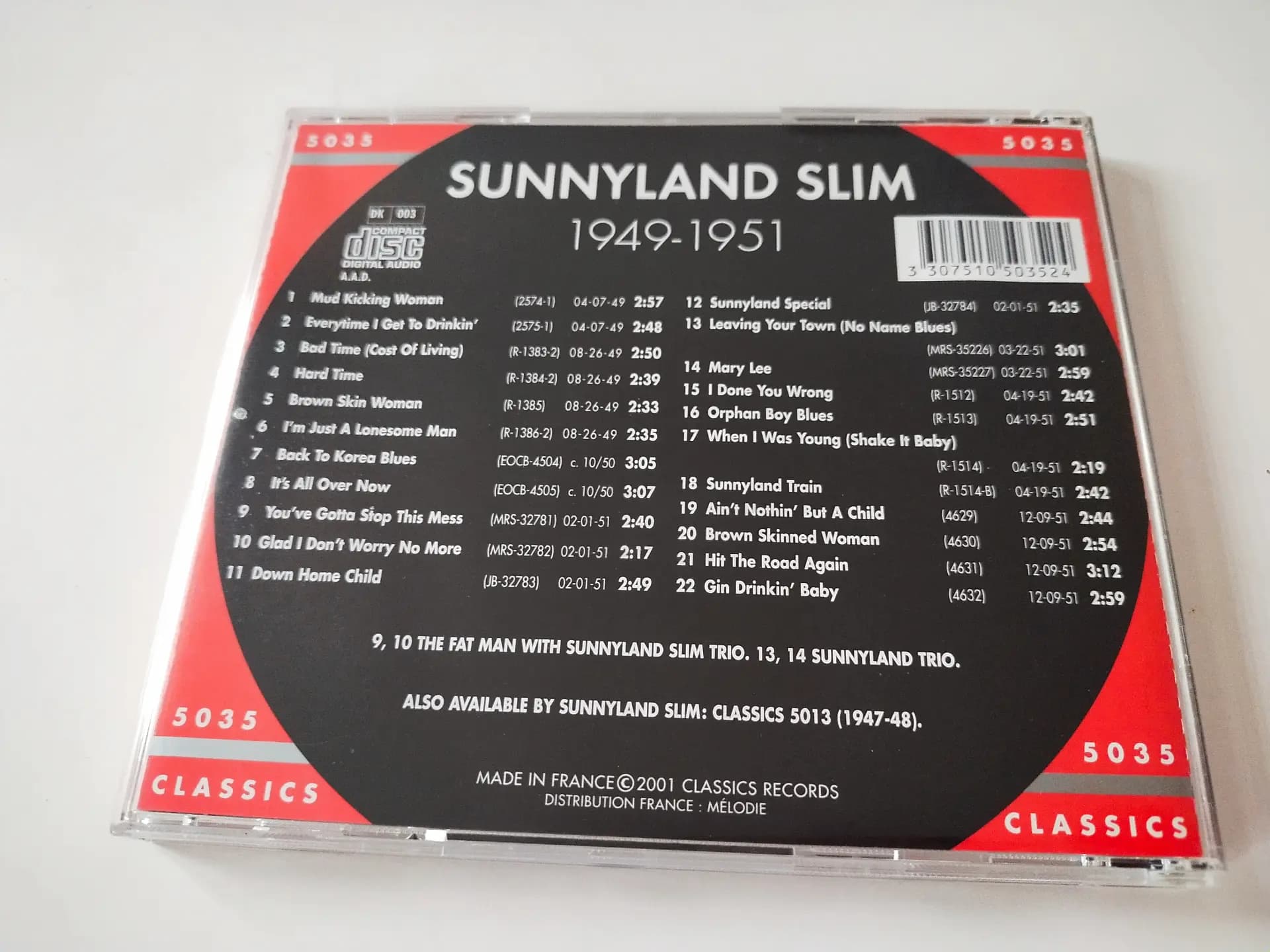 Główne zdjęcie - Sunnyland Slim - The Chronological Sunnyland Slim 1949-1951
