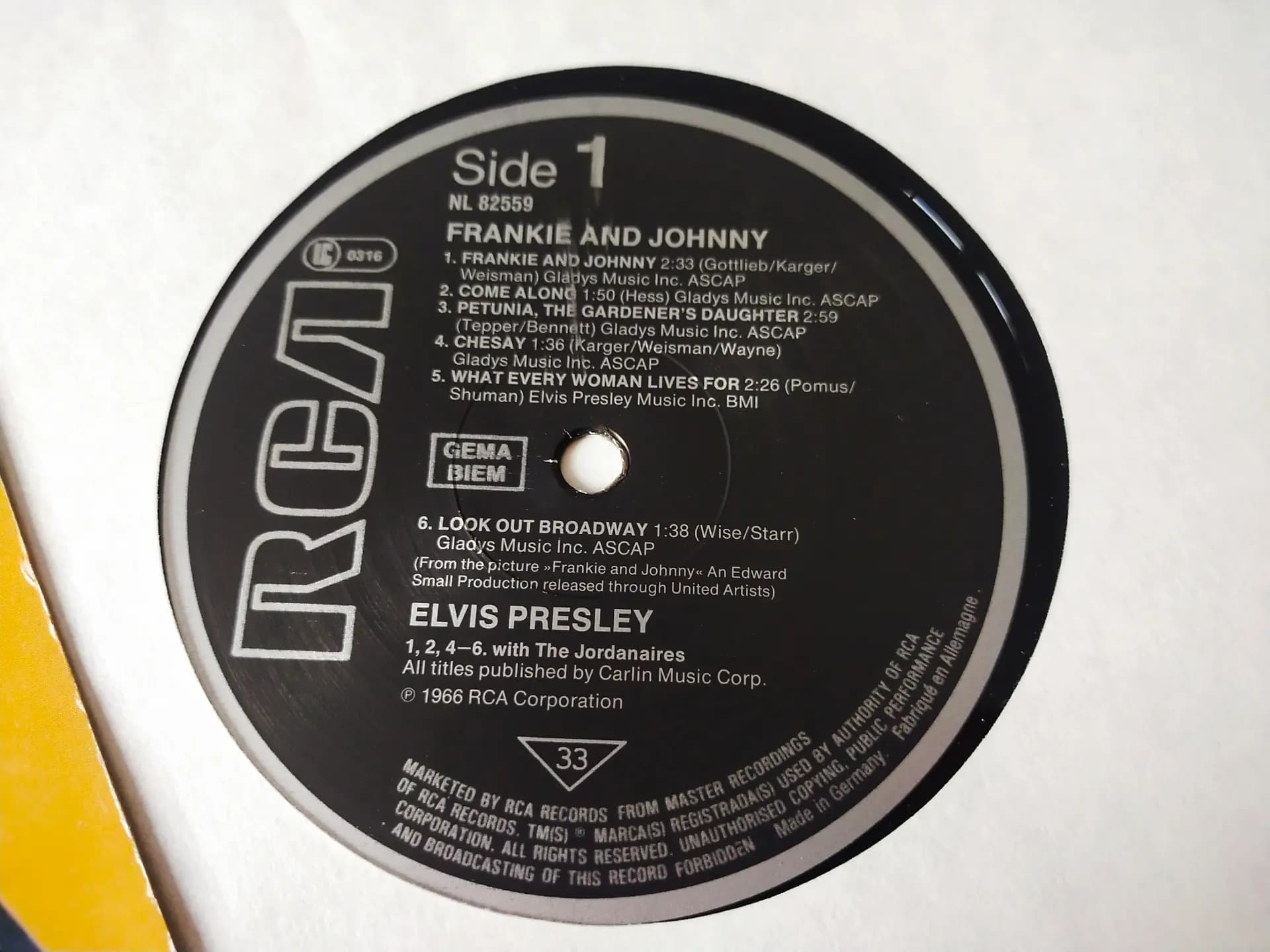 Główne zdjęcie - Elvis Presley - Frankie And Johnny