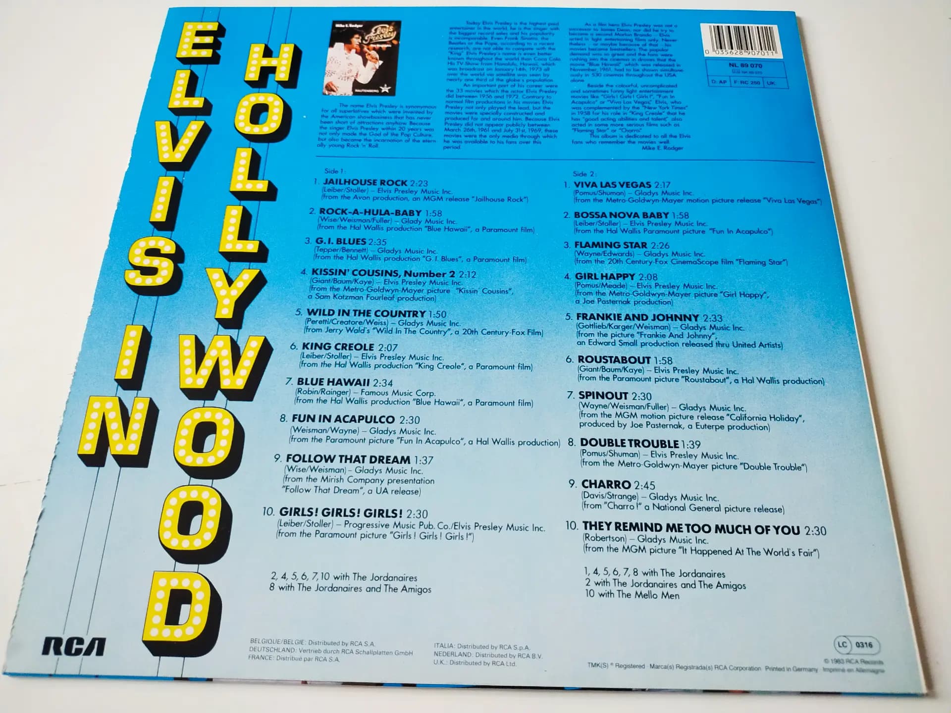 Główne zdjęcie - Elvis Presley - Elvis In Hollywood