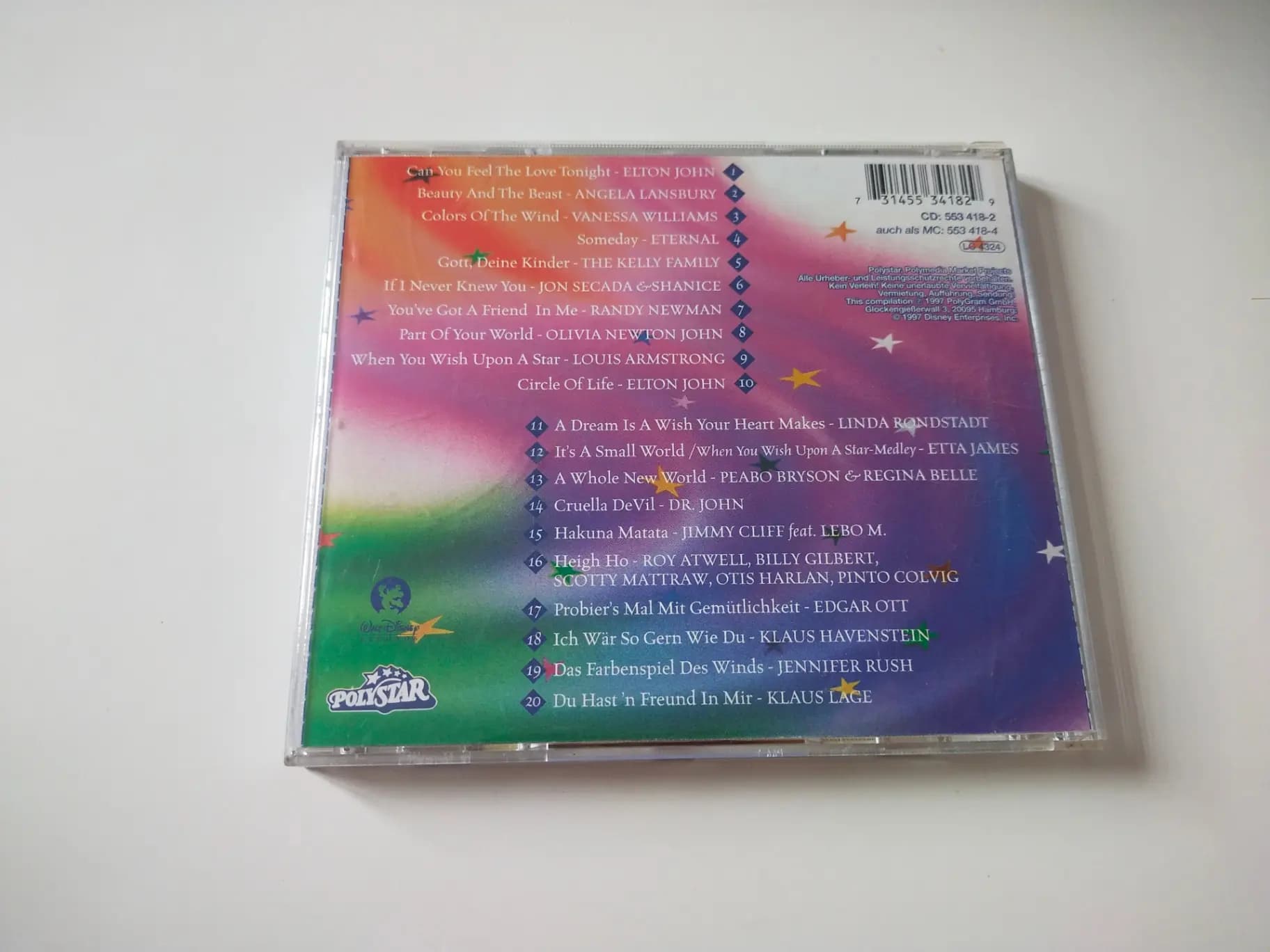 Główne zdjęcie - WILLIAMS, KELLY FAMILY, ELTON JOHN - Megahits Of Disney