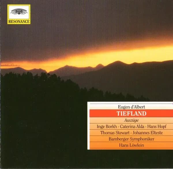Okładka płyty D'Albert, Borkh, Löwlein - Tiefland (Auszüge)