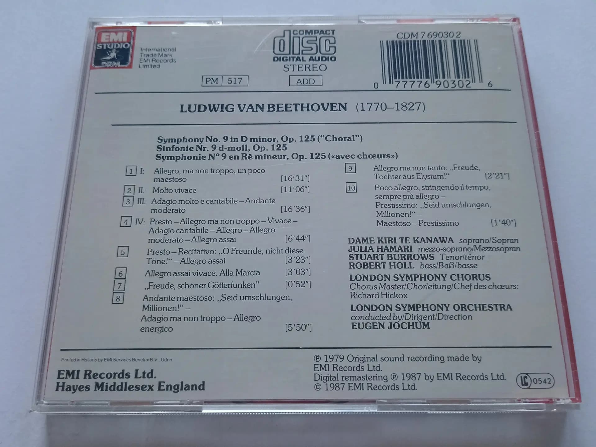 Główne zdjęcie - Beethoven, Te Kanawa, Hamari - Symphonie No. 9