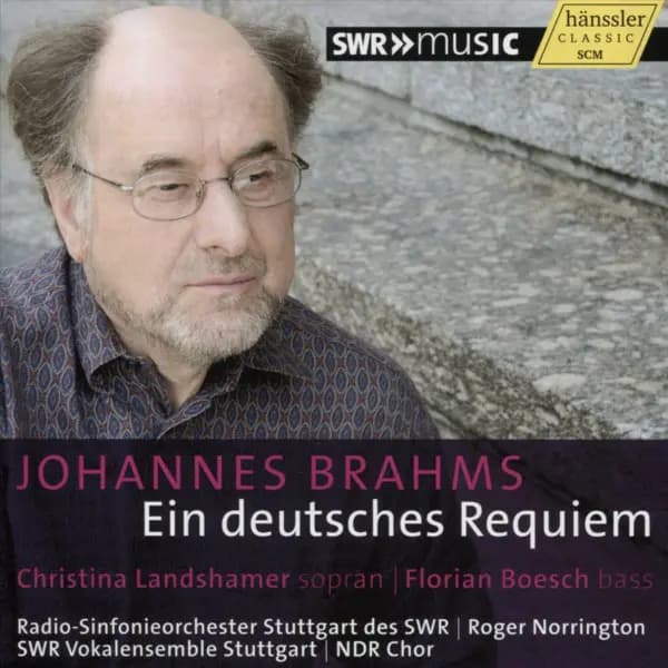 Okładka płyty Brahms, Landshamer, Boesch, Norrington - Ein Deutsches Requiem