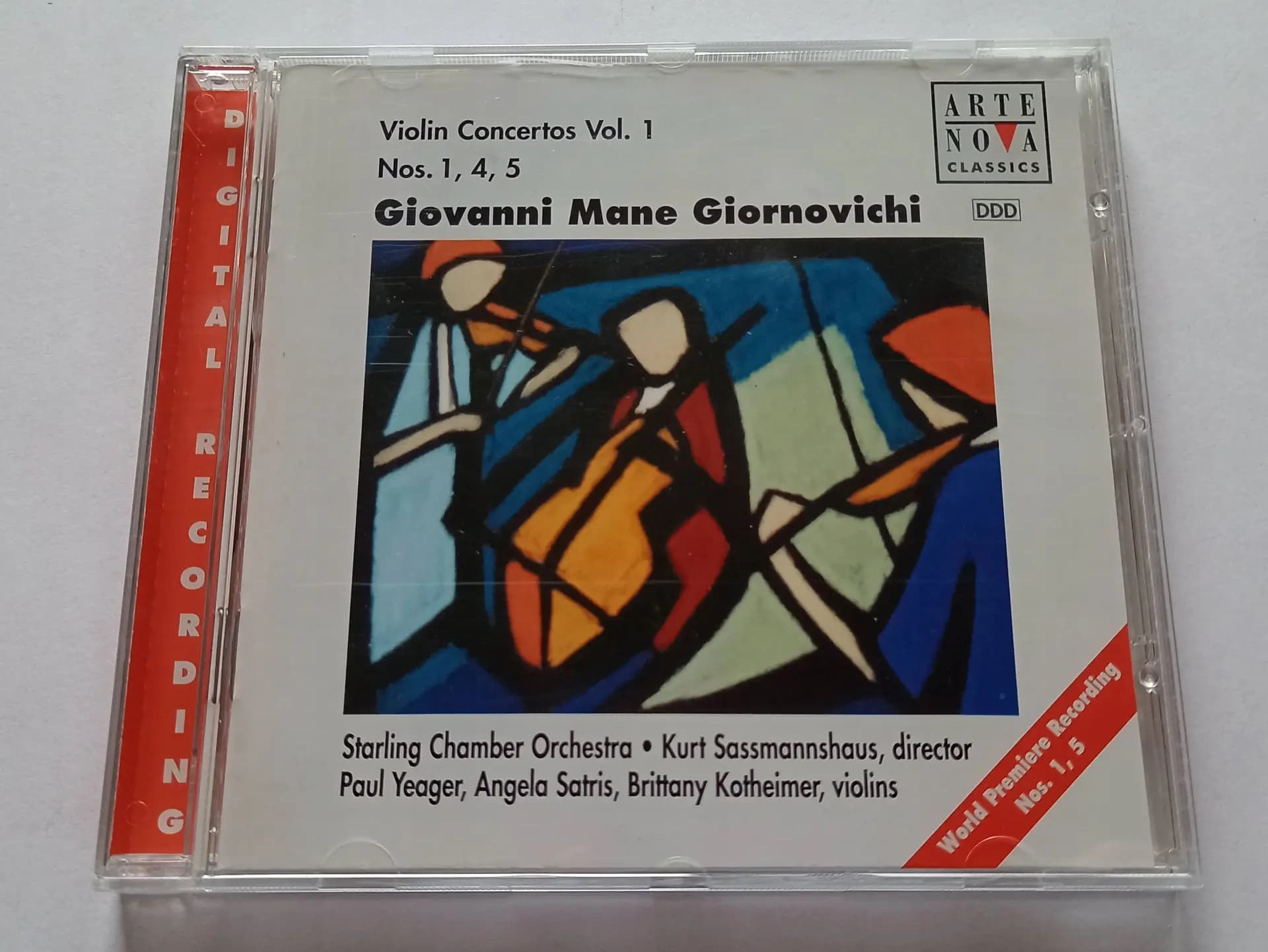 Główne zdjęcie - Giovanni Mane Giornovichi - Violin Concertos Vol. 1