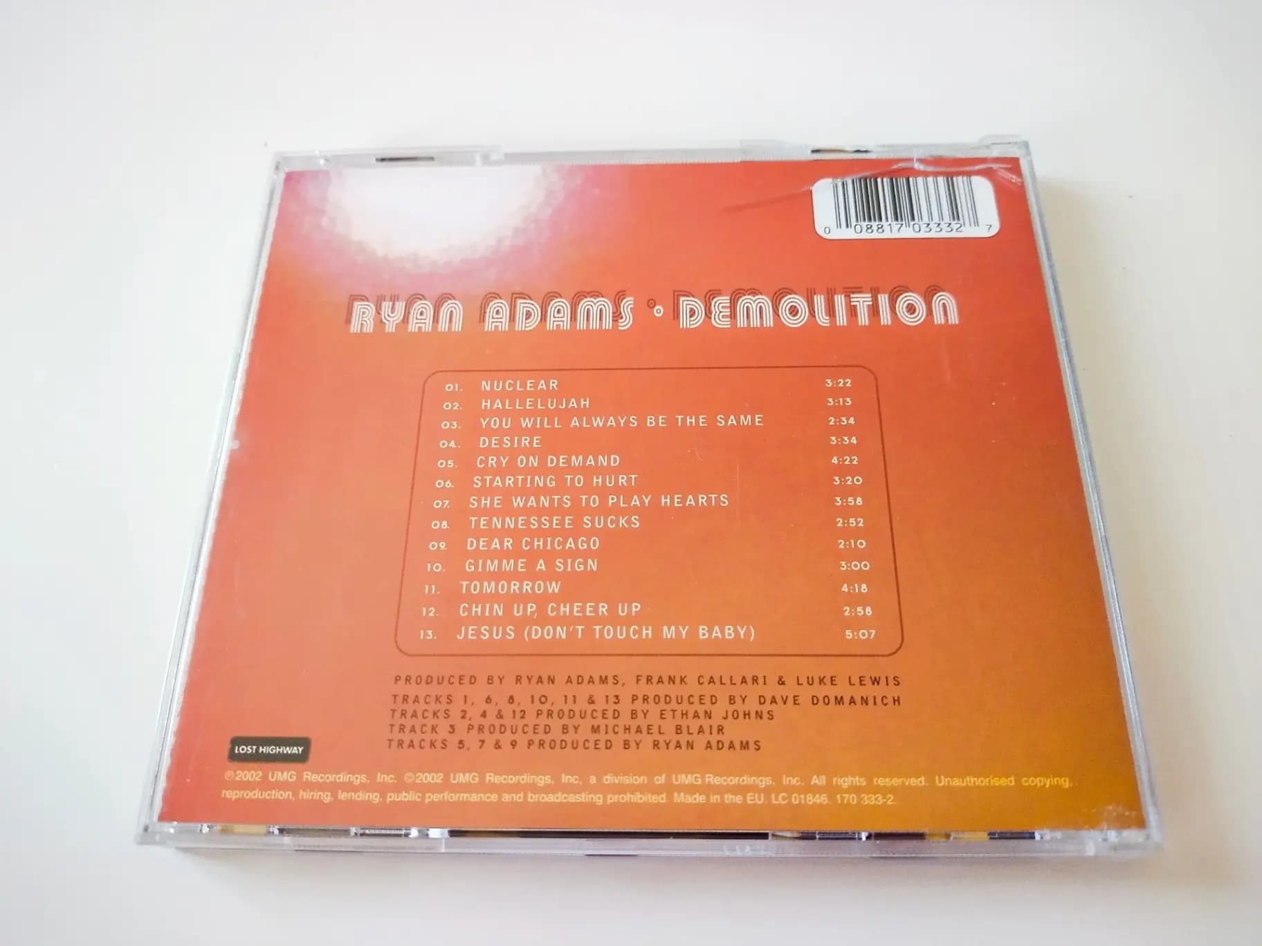 Główne zdjęcie - Ryan Adams - Demolition