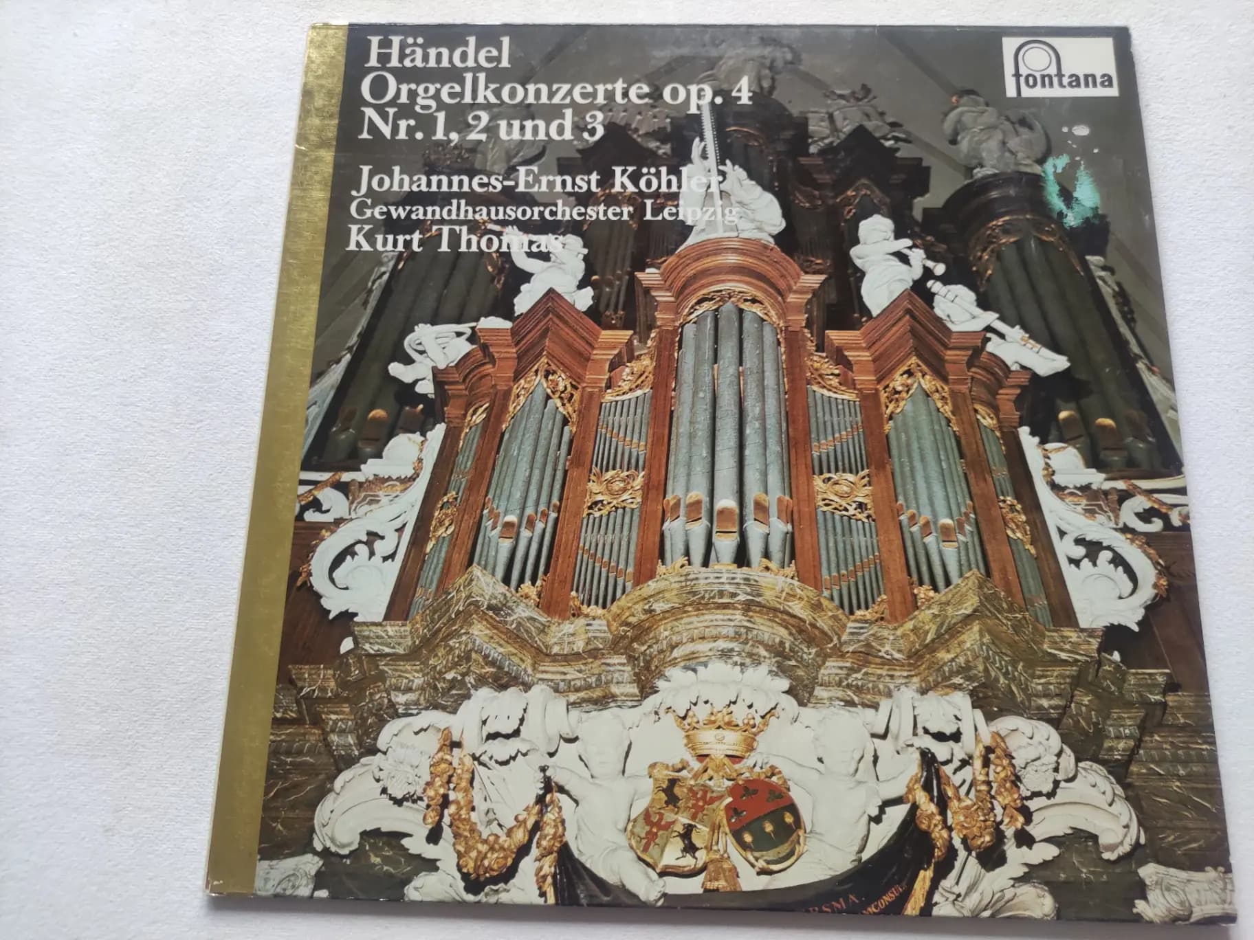 Okładka płyty Händel, Thomas - Orgelkonzerte Op. 4 Nr. 1, 2 Und 3