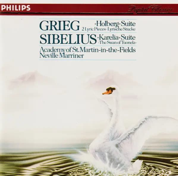 Okładka płyty Edvard Grieg, Jean Sibelius - Holberg Suite - Karelia Suite