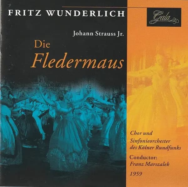 Die Fledermaus (1959) - Wunderlich, Strauss Jr., Marszalek