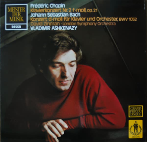Okładka płyty Bach, Chopin, Ashkenazy, Zinman - Klavierkonzert