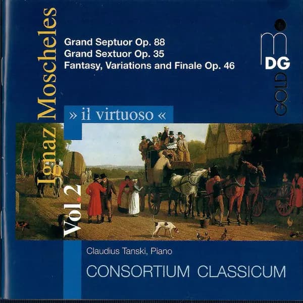 Okładka płyty Moscheles, Tanski - Il Virtuoso Vol. 2