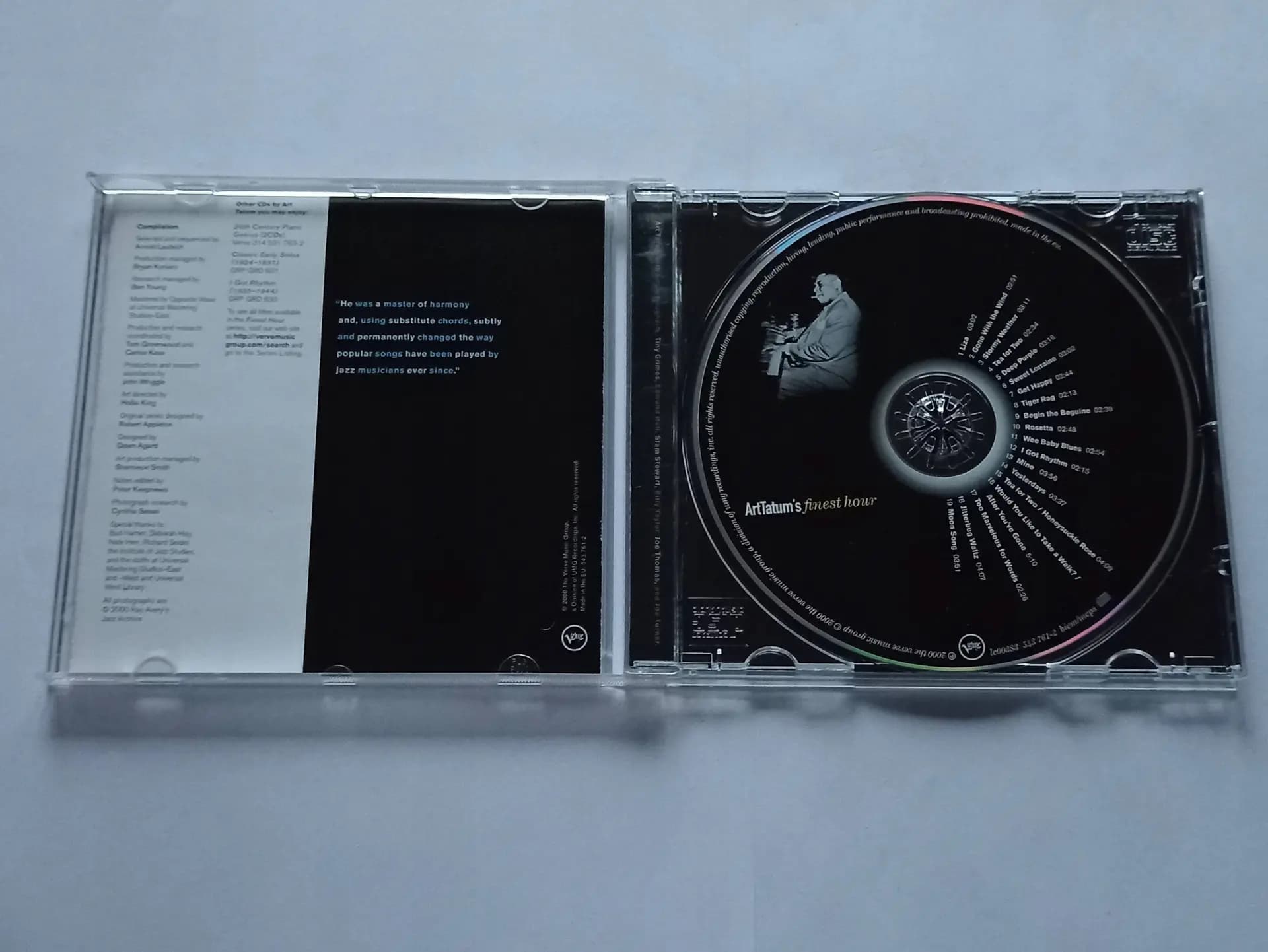 Główne zdjęcie - ART TATUM - FINEST HOUR