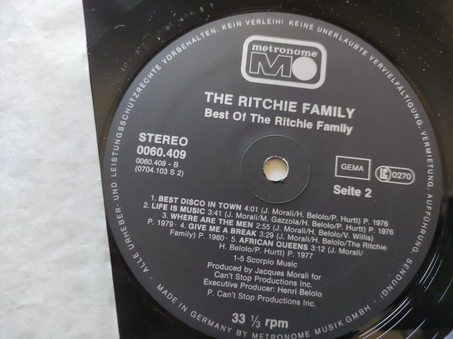 Główne zdjęcie - The Ritchie Family - Best Of